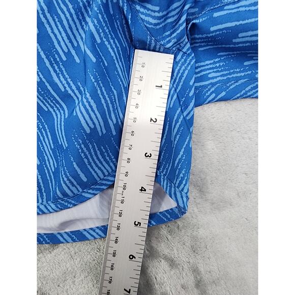 Nike Tempo Dri-Fit Printed Running Shorts Size XS Blue Gym Workout Drawstring - Picture 10 of 12